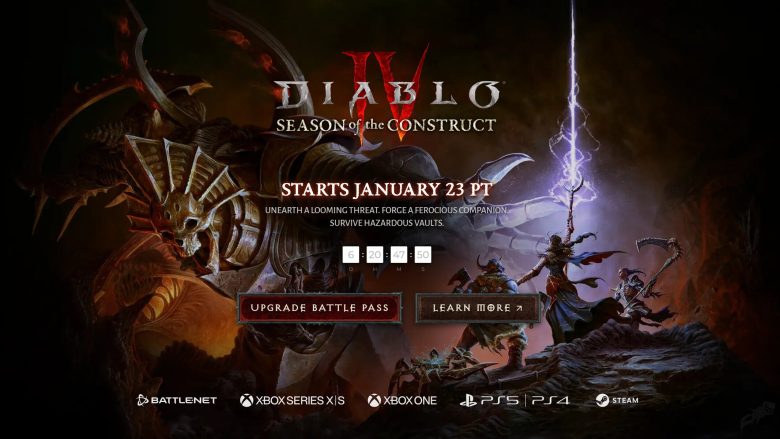 بلیزارد Diablo IV: Season of the Construct را فاش کرد